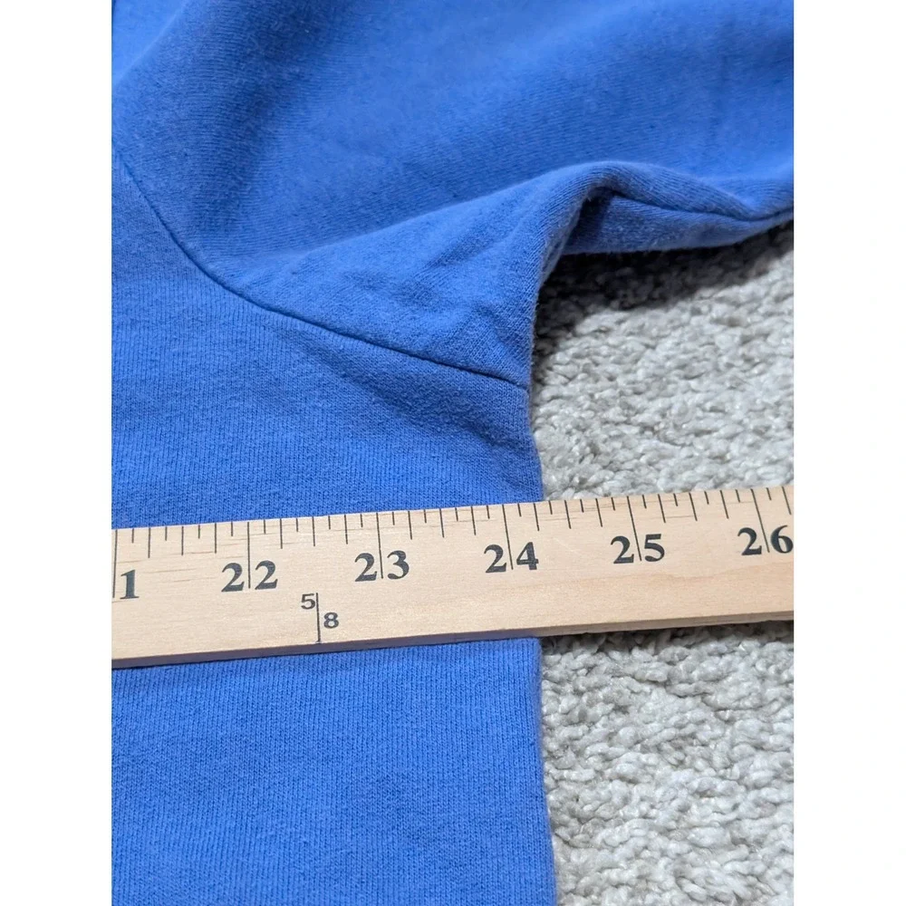 Tea Party‎ Sweatshirt Women XL Blue Pigs in a Blanket Vintage 1998 Graphic Retro